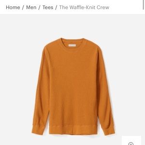 Waffle-Knit Crew - NWOT